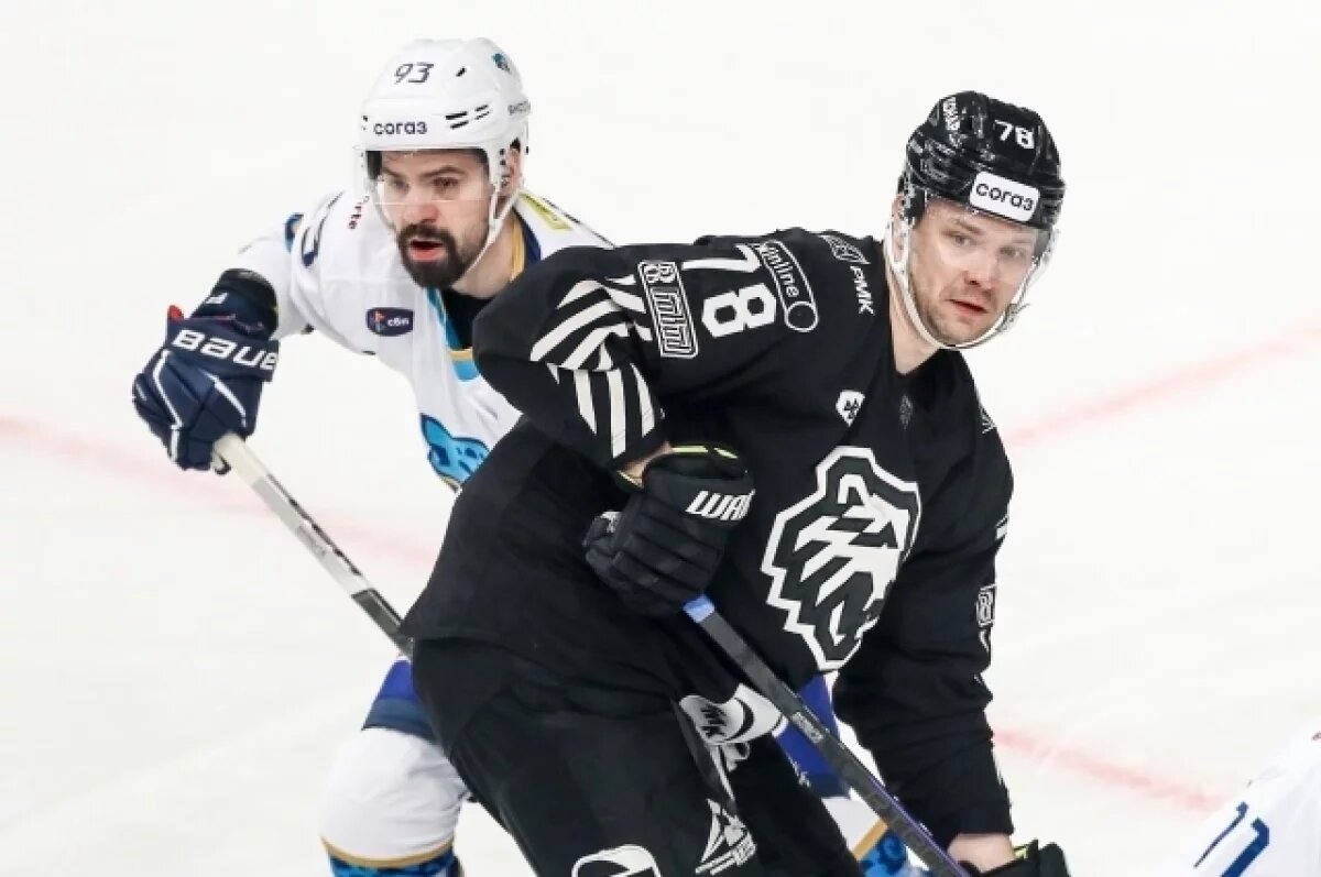    Челябинский «Трактор» вырвал победу у «Барыса» благодаря голу Кадейкина