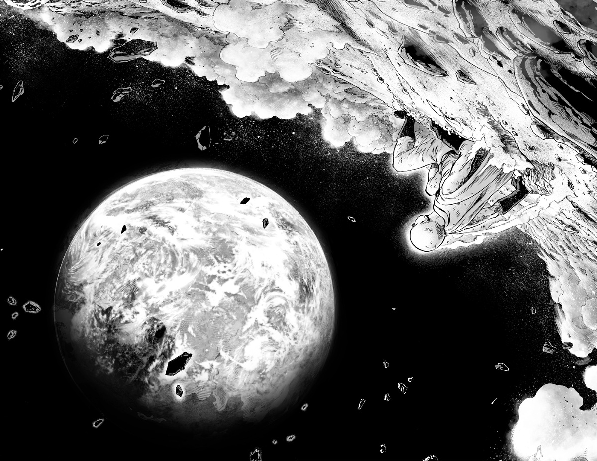 Разворот из манги One и Юскэ Мураты «One-Punch Man 4: Книги 7–8» © ООО «Издательская Группа «Азбука-Аттикус»