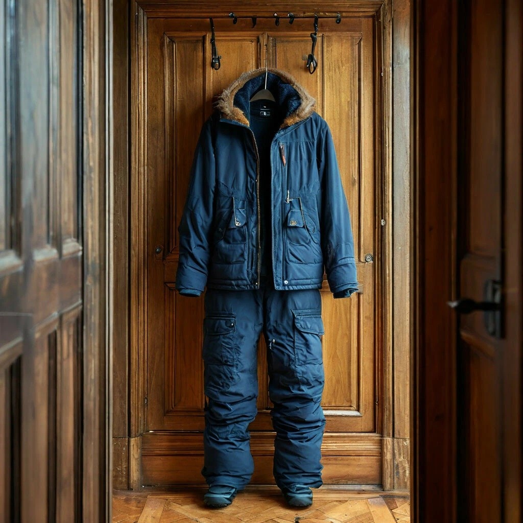 Создано нейросетью. Примерно так выглядит моя прихожая, там лишь ещё зимнее пальто  и  ботинки дочери