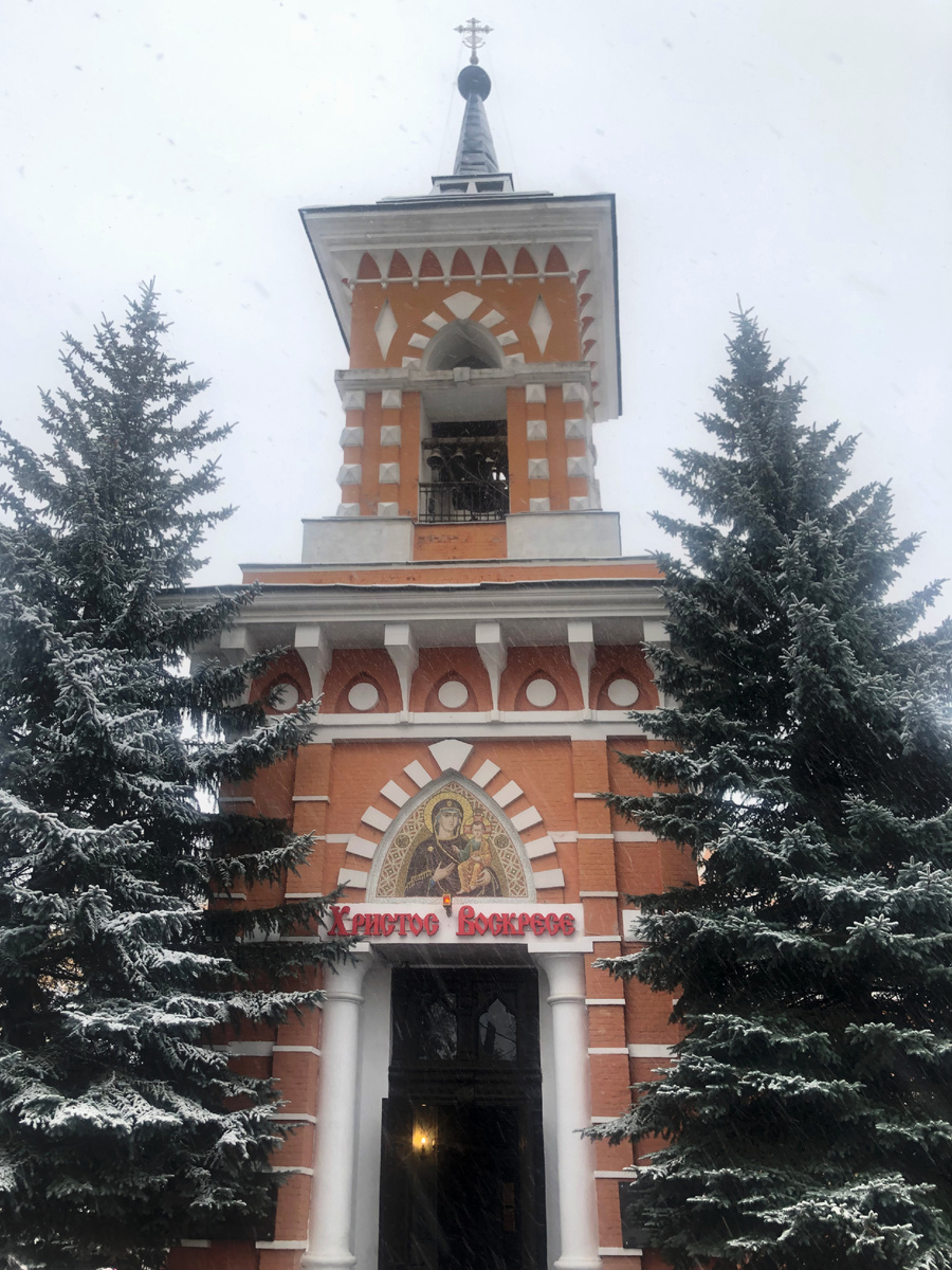 Колокольня храма Смоленской иконы Божией Матери