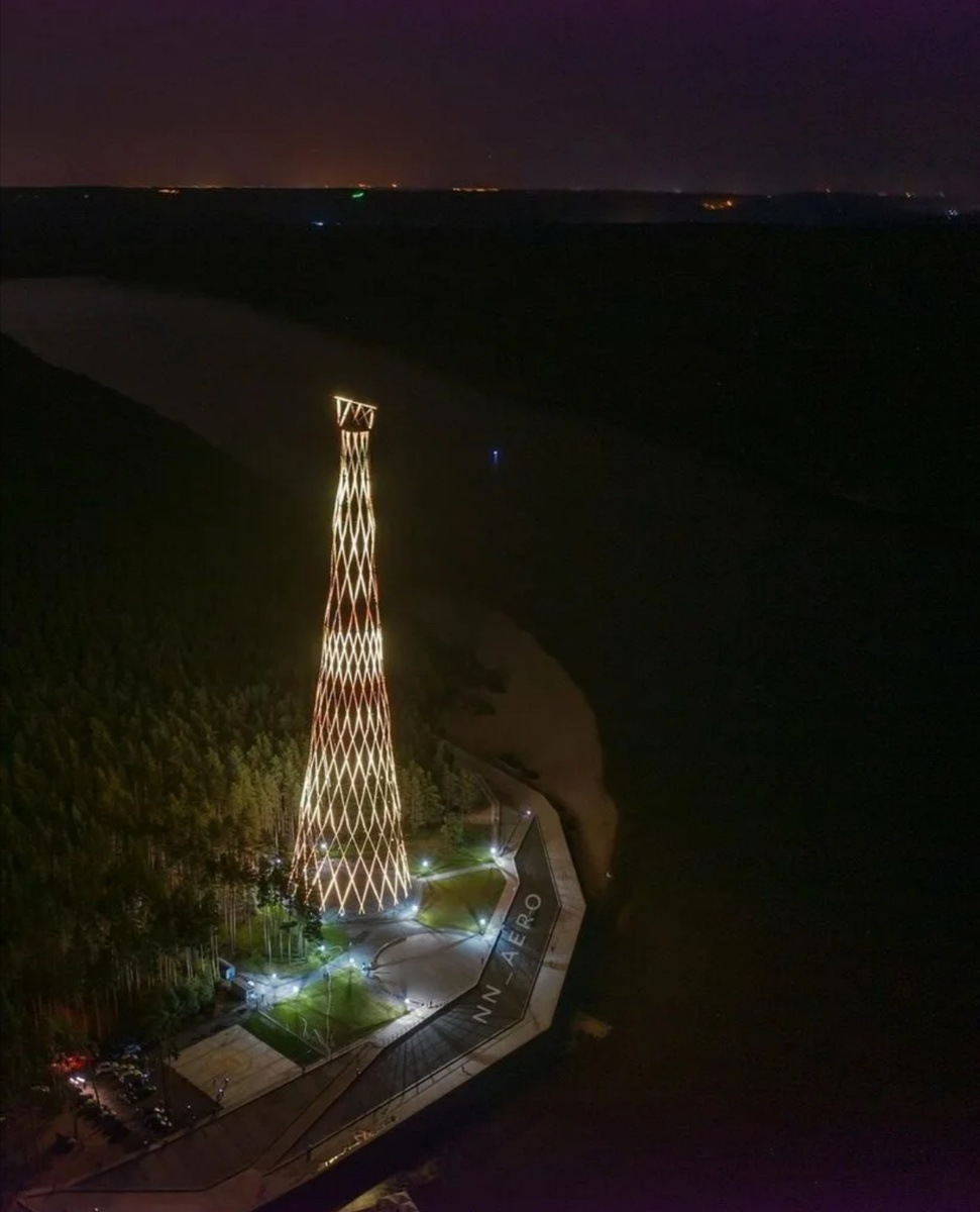 Шуховская башня на Оке