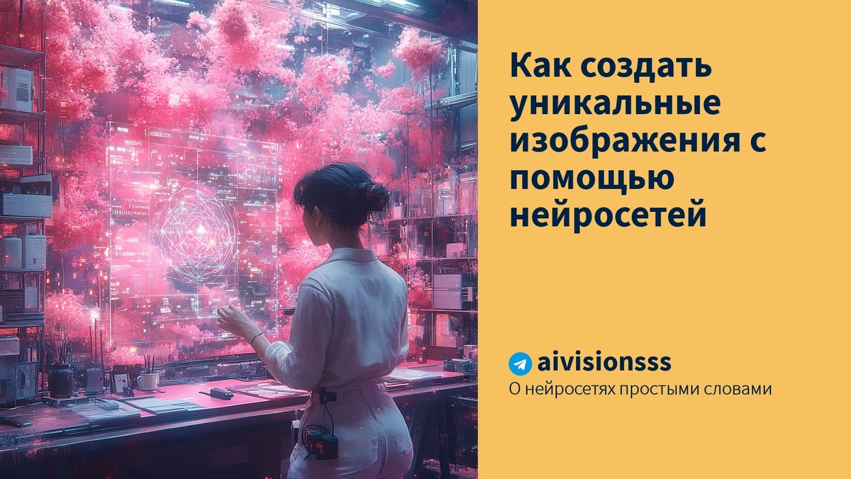    Как создать уникальные изображения с помощью нейросетей aivisions
