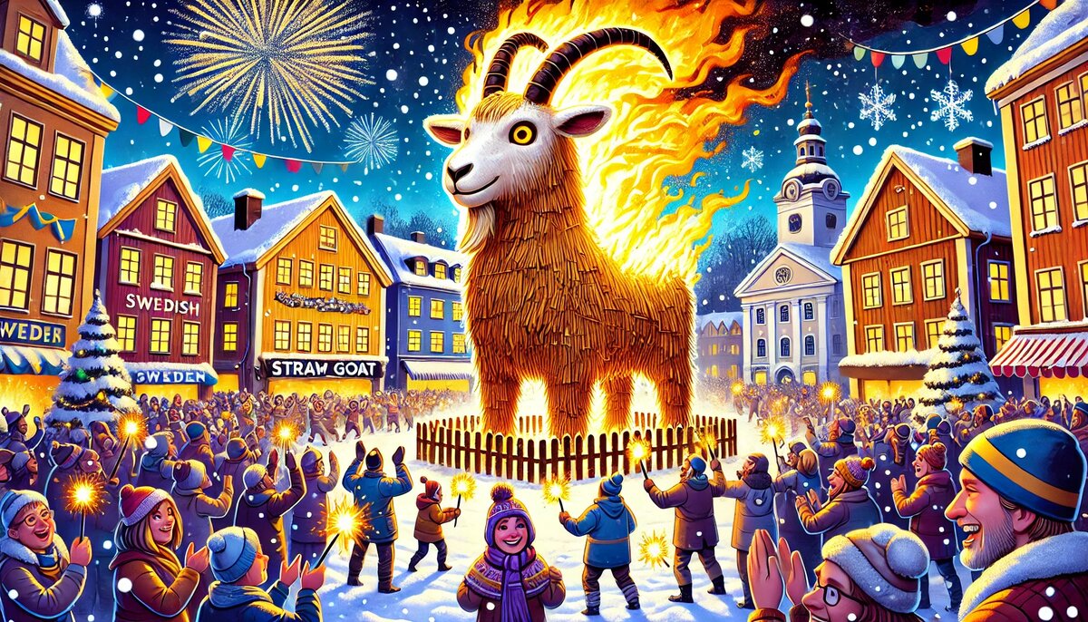 Как шведы — жечь козла