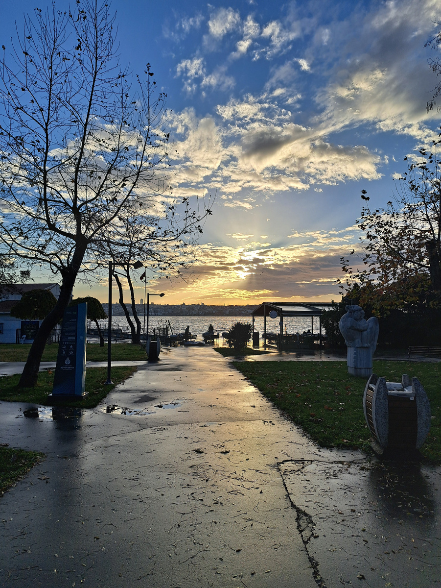 Позволю себе отделить отзыв от вопросов фотографией утреннего Босфора около университета Мимара Синана