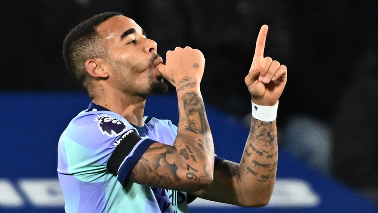    Нападающий «Арсенала» Габриэл Жезус сделал дубль в матче с «Кристал Пэлас» (5:1) 21 декабря. Reuters