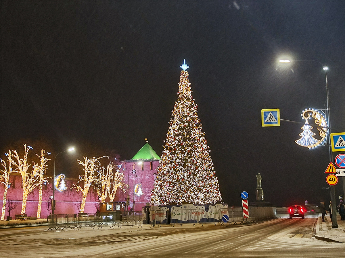 Елка на площади Минина и Пожарского. Источник: фото автора
