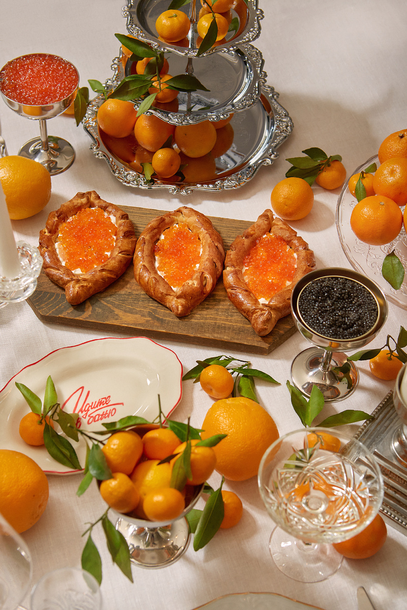 В следующей части про хачапури с икрой