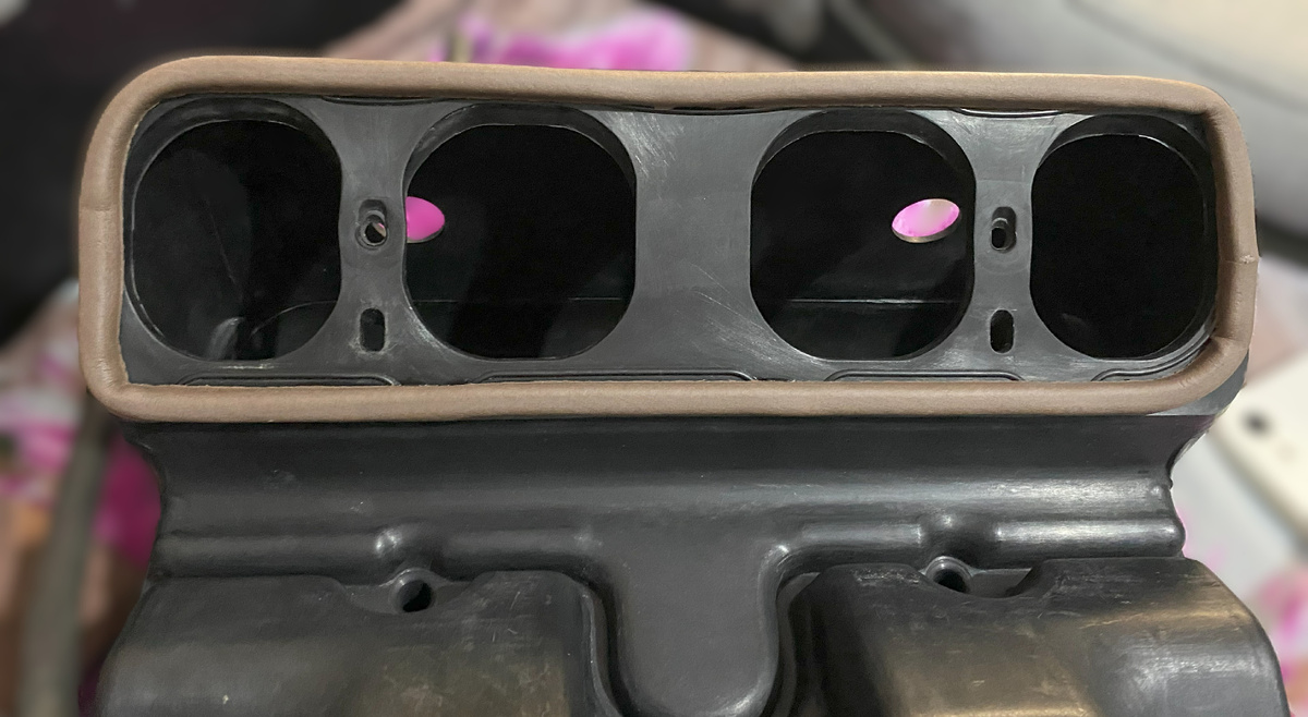 *Уплотнитель рекомендую устанавливать ближе к отформованым выступам фильтр-бокса 