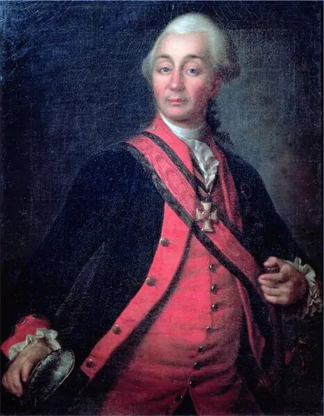 Портрет А.В. Суворова, 1786г. Художник - Д.Г. Левицкий