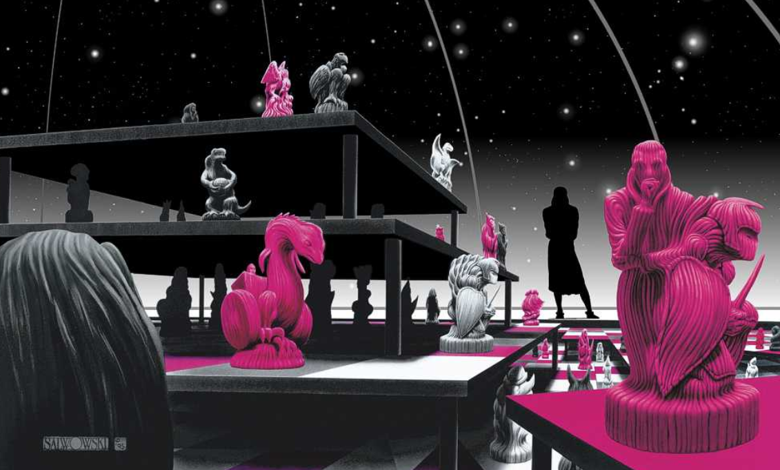 Изображение Mark Salwowski, использовавшееся в обложках «Игрока» от Orbit и «Азбуки».