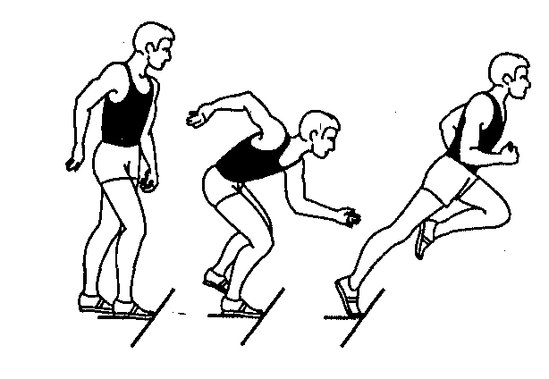 Техника выполнения высокого старта