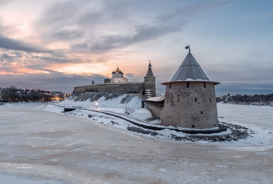    Вид на Псковский Кром