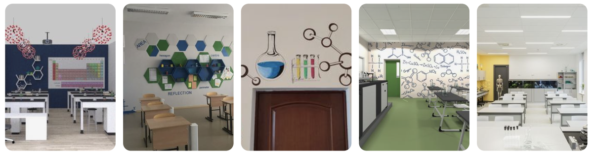 Примеры оформления кабинета химии