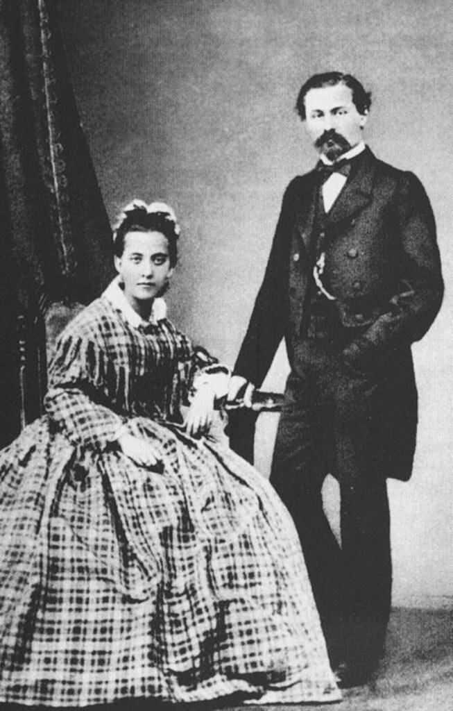 Генрих Брокар с женой Шарлоттой