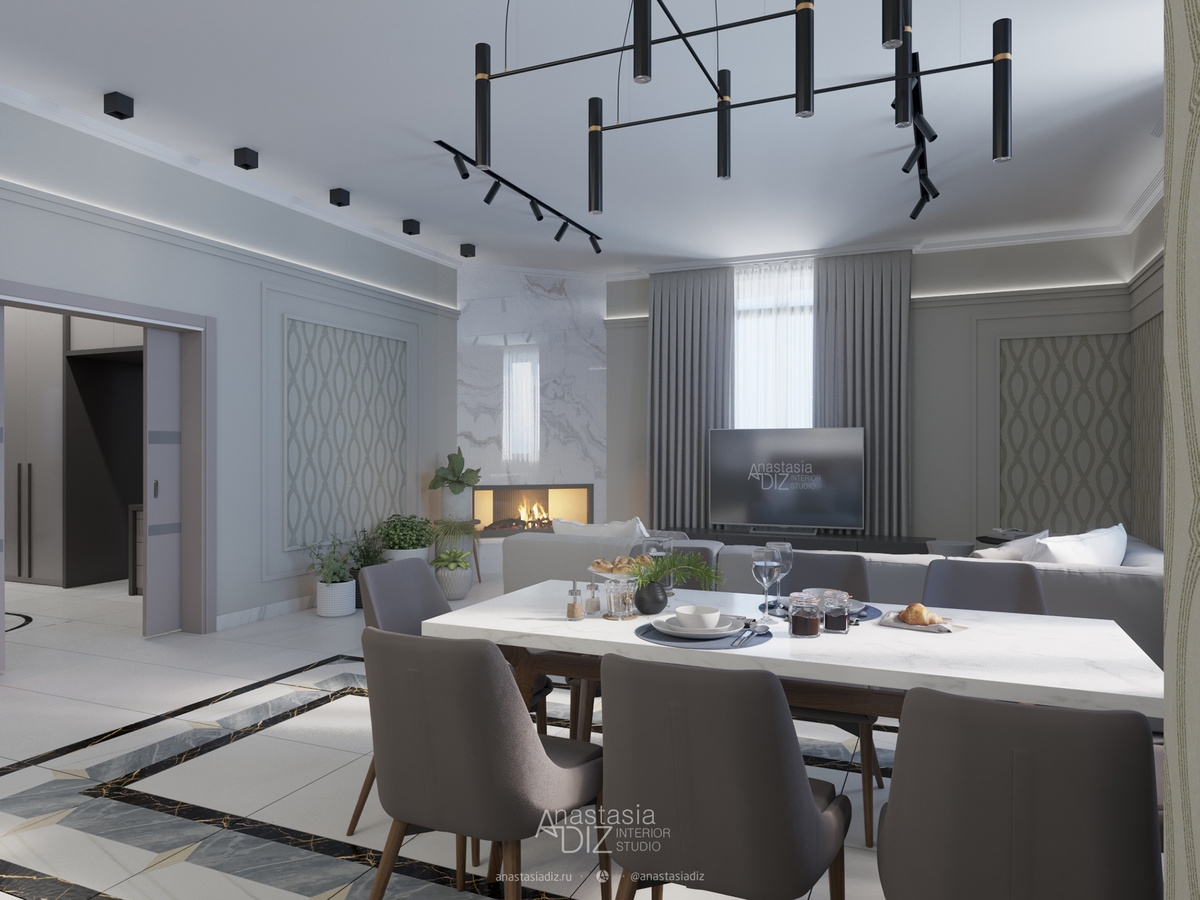 Визуализация проекта загородного дома