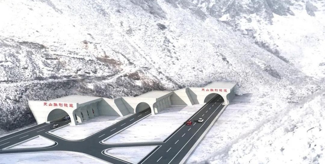 © sohu.com (Тоннель Tianshan Shengli, визуализация) 