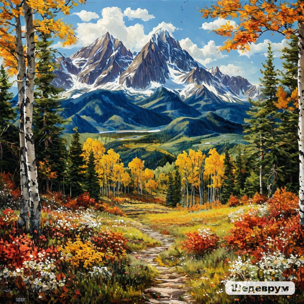 Так видит национальные традиции Шедеврум. Я бы назвала эту картину «Родина»