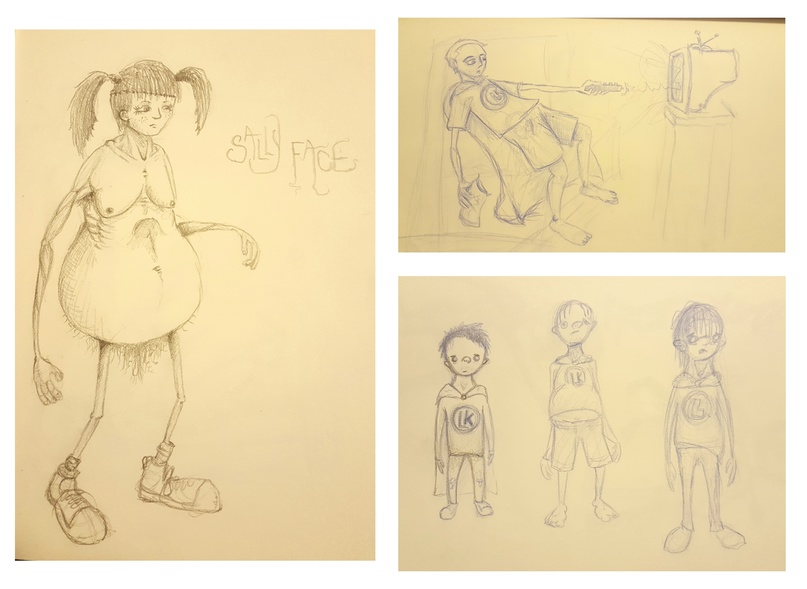 Салли Фейс и Ларри (он же “Ленивый малыш”) Версия 0.1