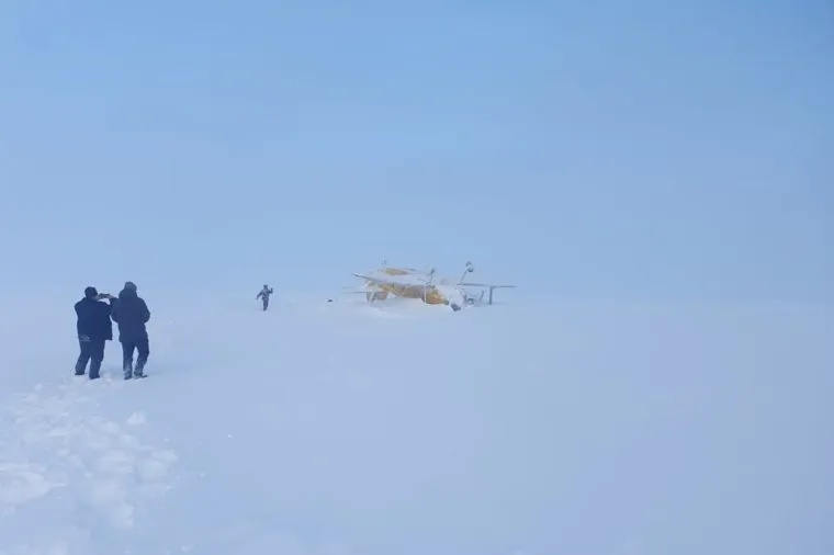 Фото с места аварии Ан-2
Фото: Сергей Лебедев