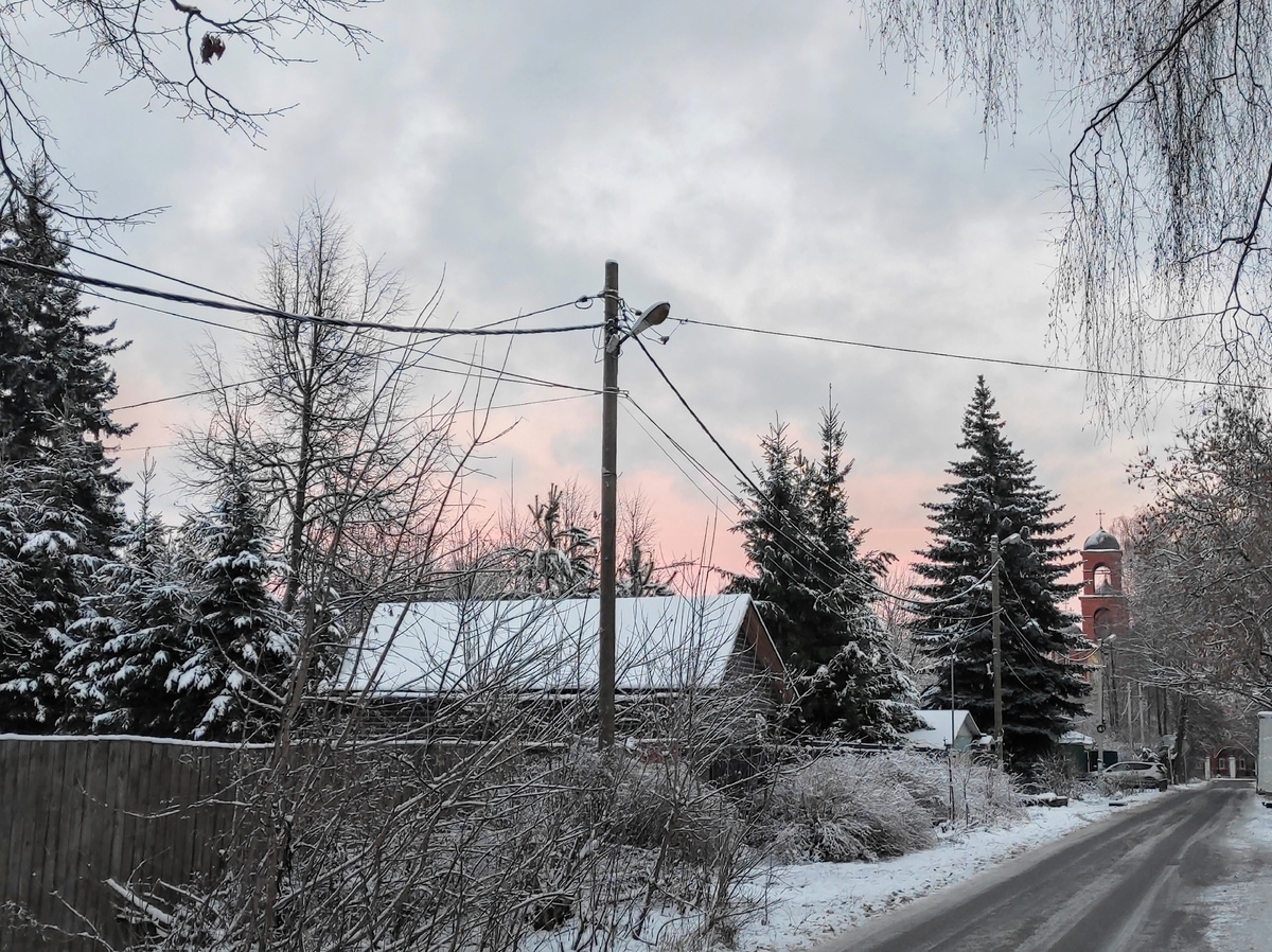 Закат в Подмосковье