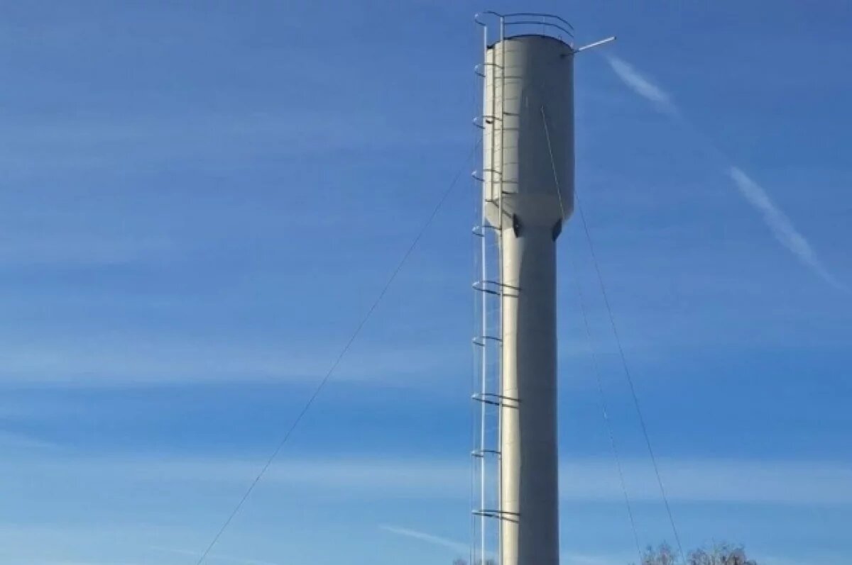    В Земетчино построили водонапорную башню