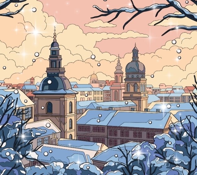 Снегопад - это всегда красиво