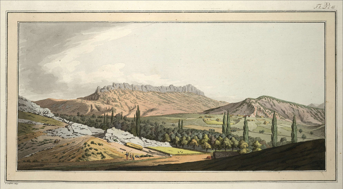 Таракташ на гравюре 