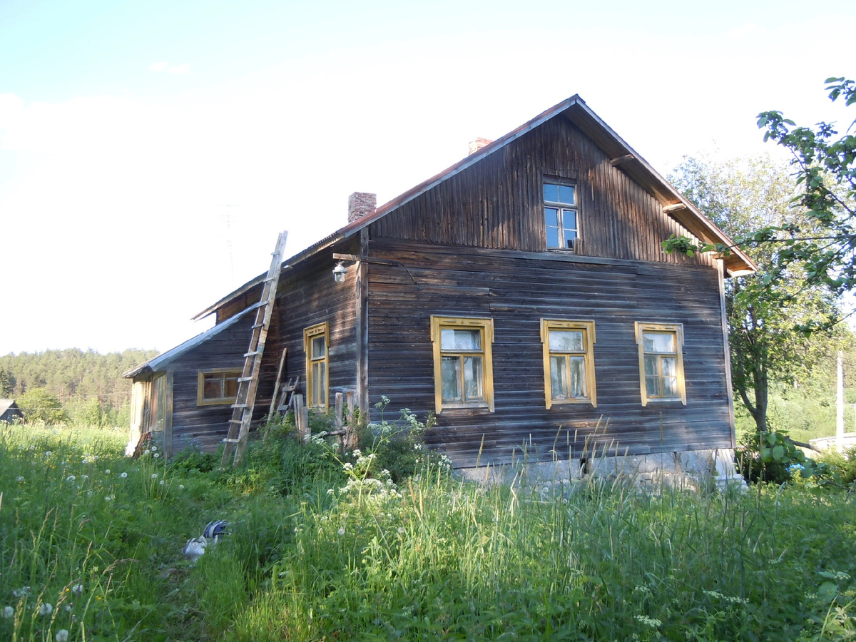 2019 год, так дом выглядел при покупке. 