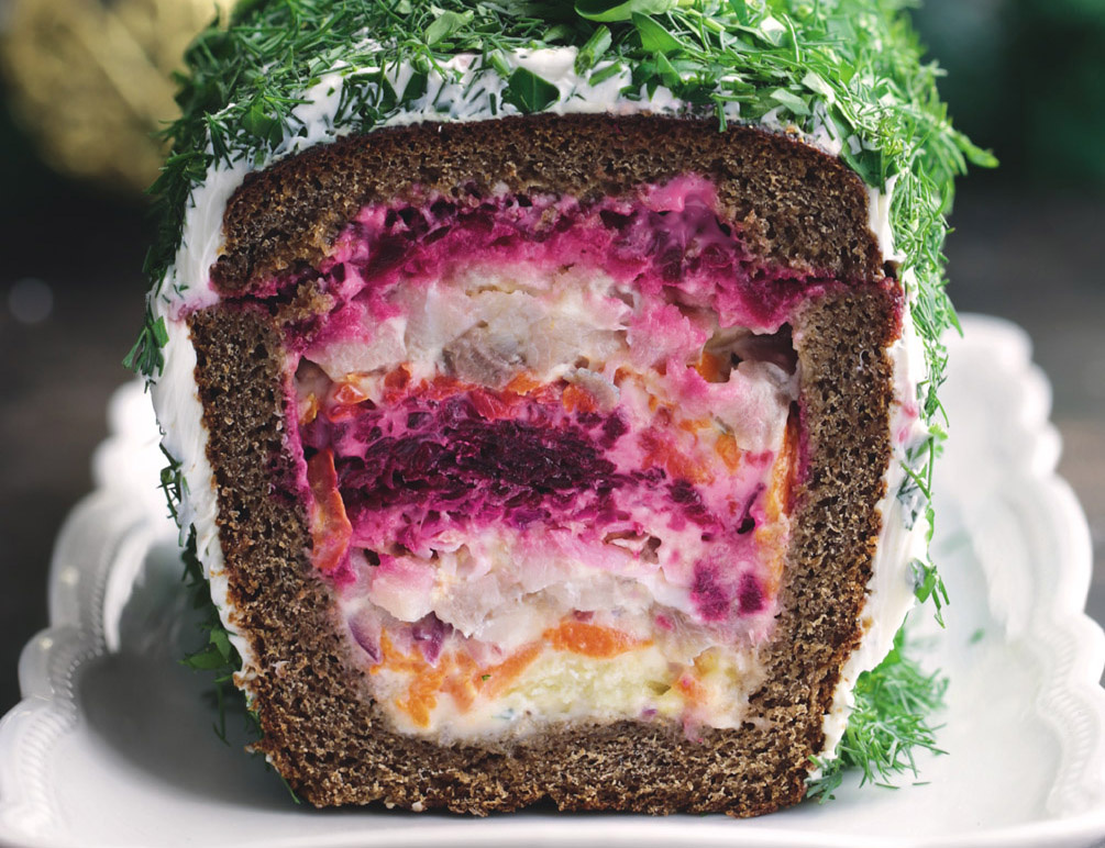 Непривычная подача привычного салата.