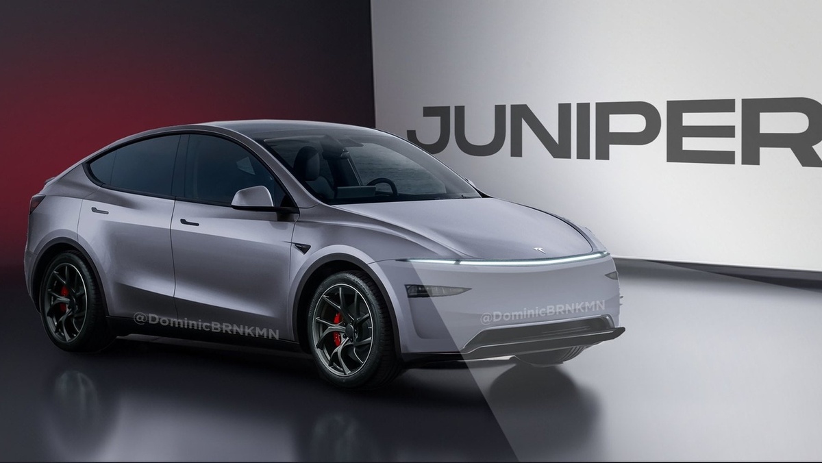 Tesla Model Y "Juniper" фото @DominicBRNKMN
