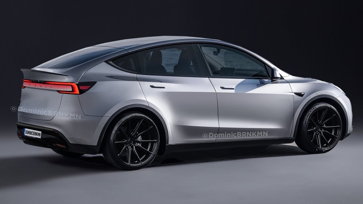 Tesla Model Y "Juniper" фото @DominicBRNKMN