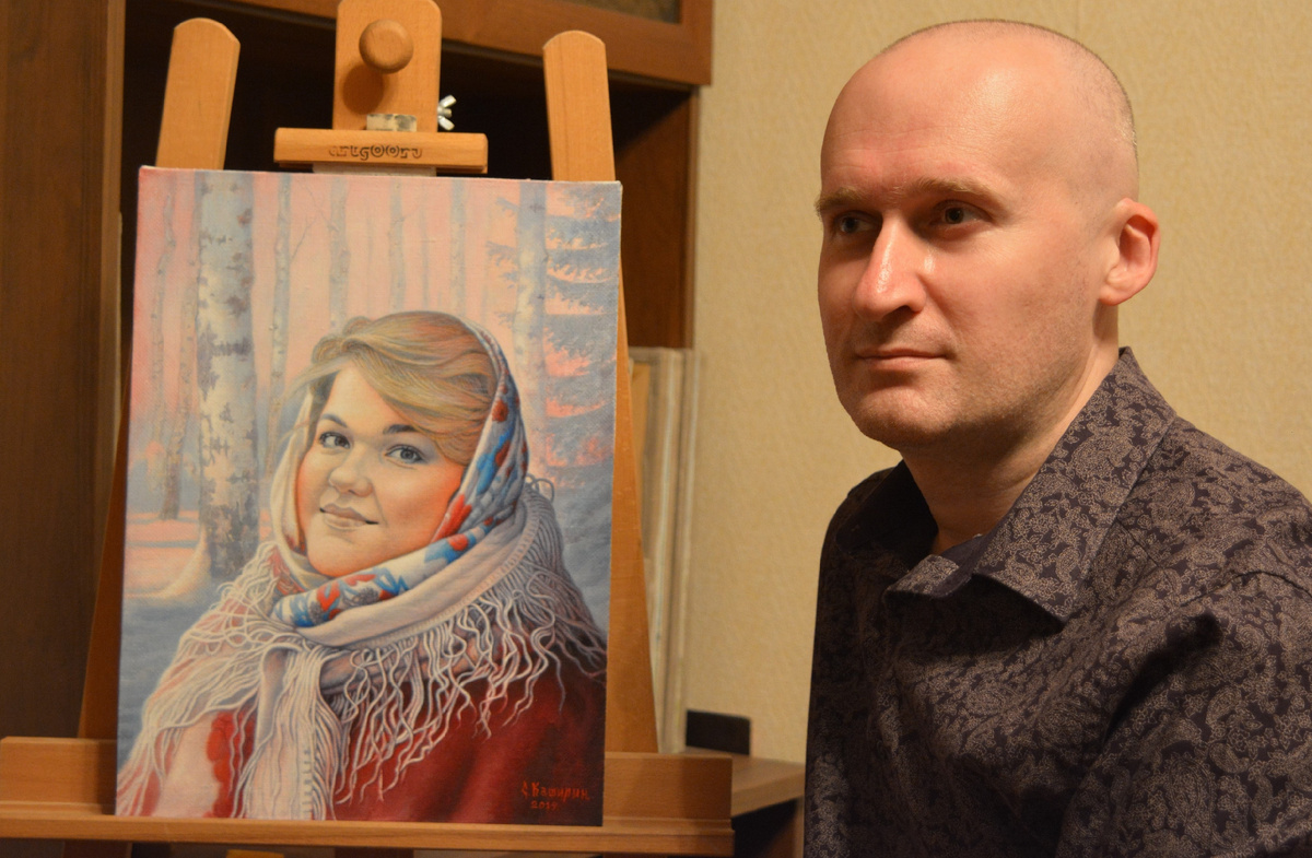 Я с портретом. 