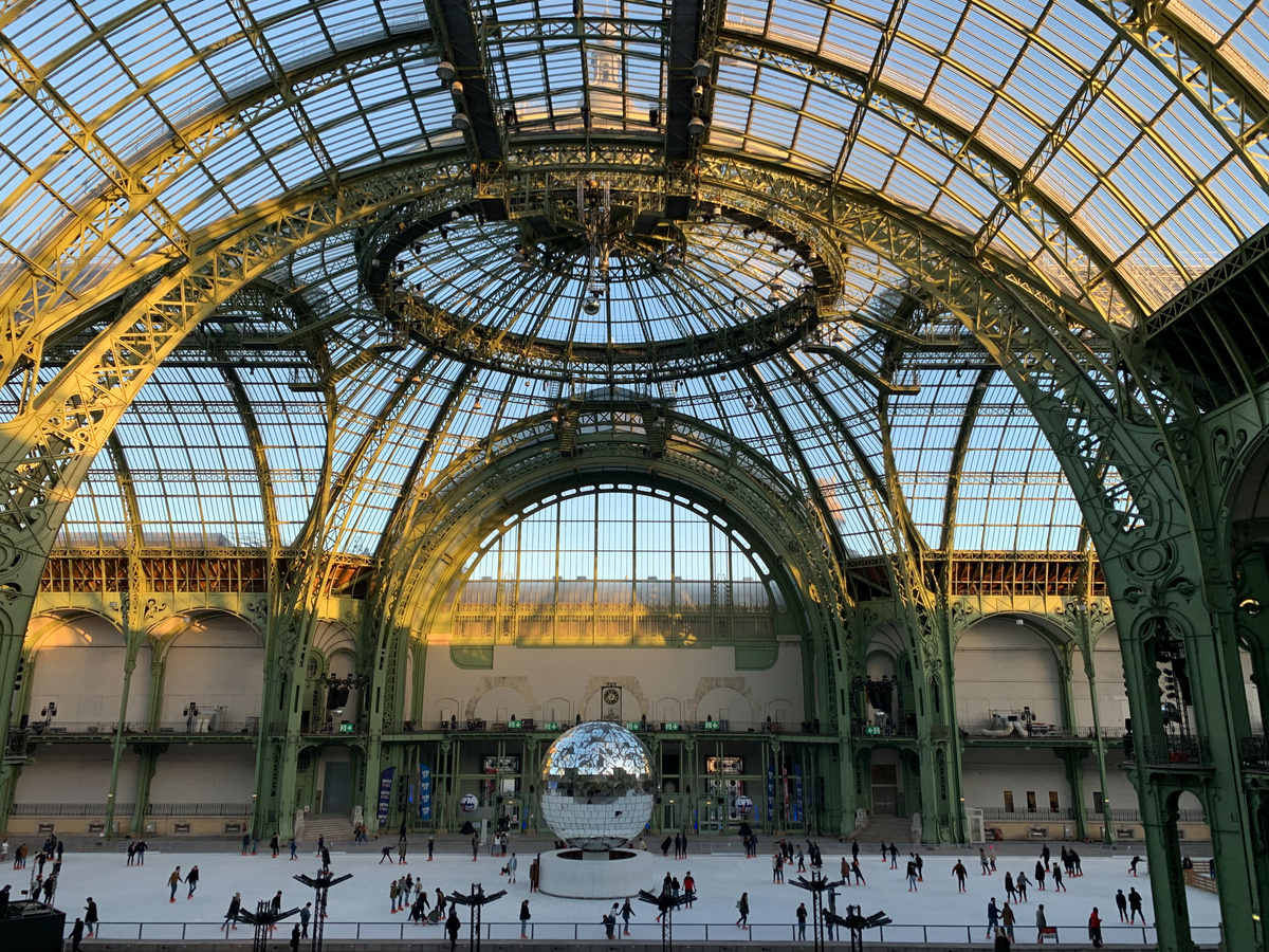 Так каток выглядит днем. Фото с официального сайта https://legrandpalaisdesglaces.fr/en/