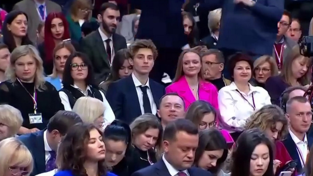    ФОТО: кадр видео прямого эфира "Итогов года с Владимиром Путиным".