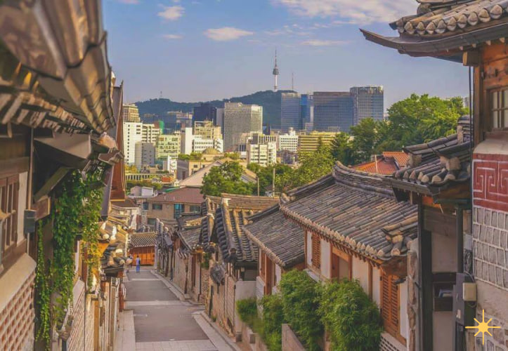 Фольклорная деревня Букчхон, Сеул, Южная Корея