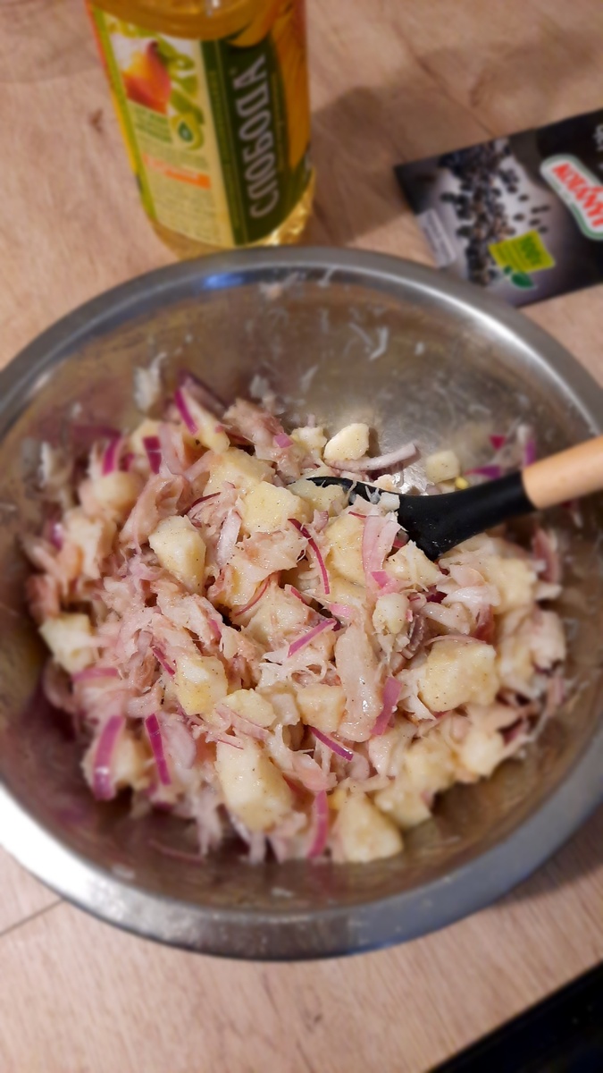 С треской горячего копчения.