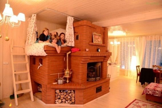 Русская печь - самый лучший вариант получениякомфортной температурыв доме в любые морозы