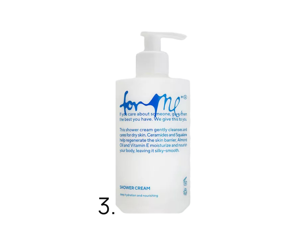 3. Гель-крем для душа FOR ME by gold apple, 400 мл ≈ 600₽