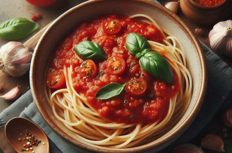 Паста с соусом Долмио