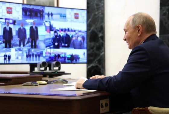    Владимир Путин на церемонии открытия объектов транспортной инфраструктуры (в режиме видеоконференции)