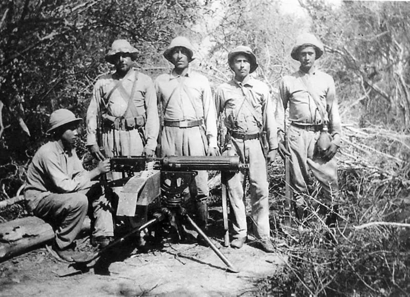 Перуанские солдаты времён Чакской Войны