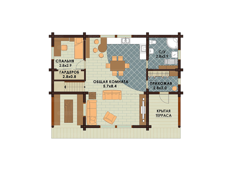 Планировка дома Мереж