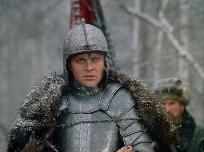 Кадр из фильма «Борис Годунов» (1986) в роли Лжедмитрия Александр Соловьёв