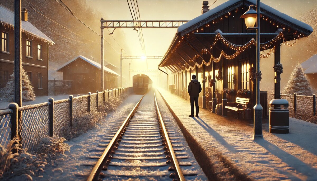 Каждая дорога начинается не с первого шага, а с того, что ты замечаешь свет внутри себя. Поезд ушёл, но впереди всегда есть новый путь, если ты готов его увидеть...