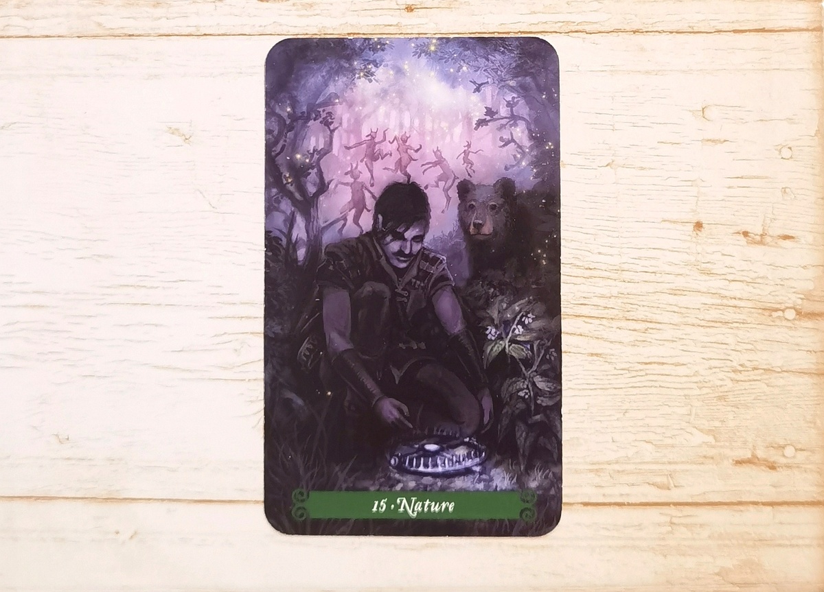 Аркан 15 "Природа". "Таро Зеленой ведьмы".