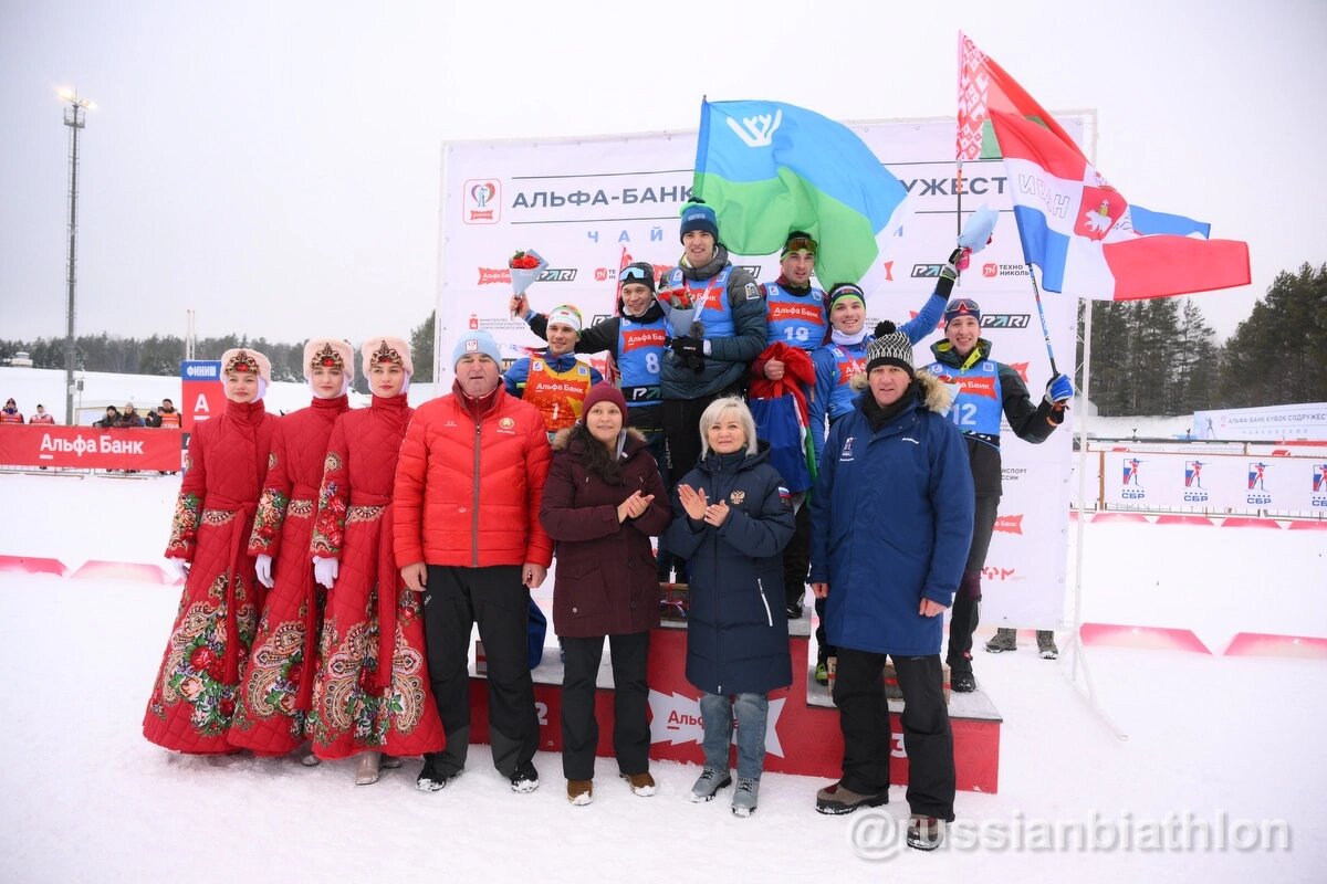    Никита Поршнев выиграл масс-старт на Кубке Содружества по биатлону в Чайковском