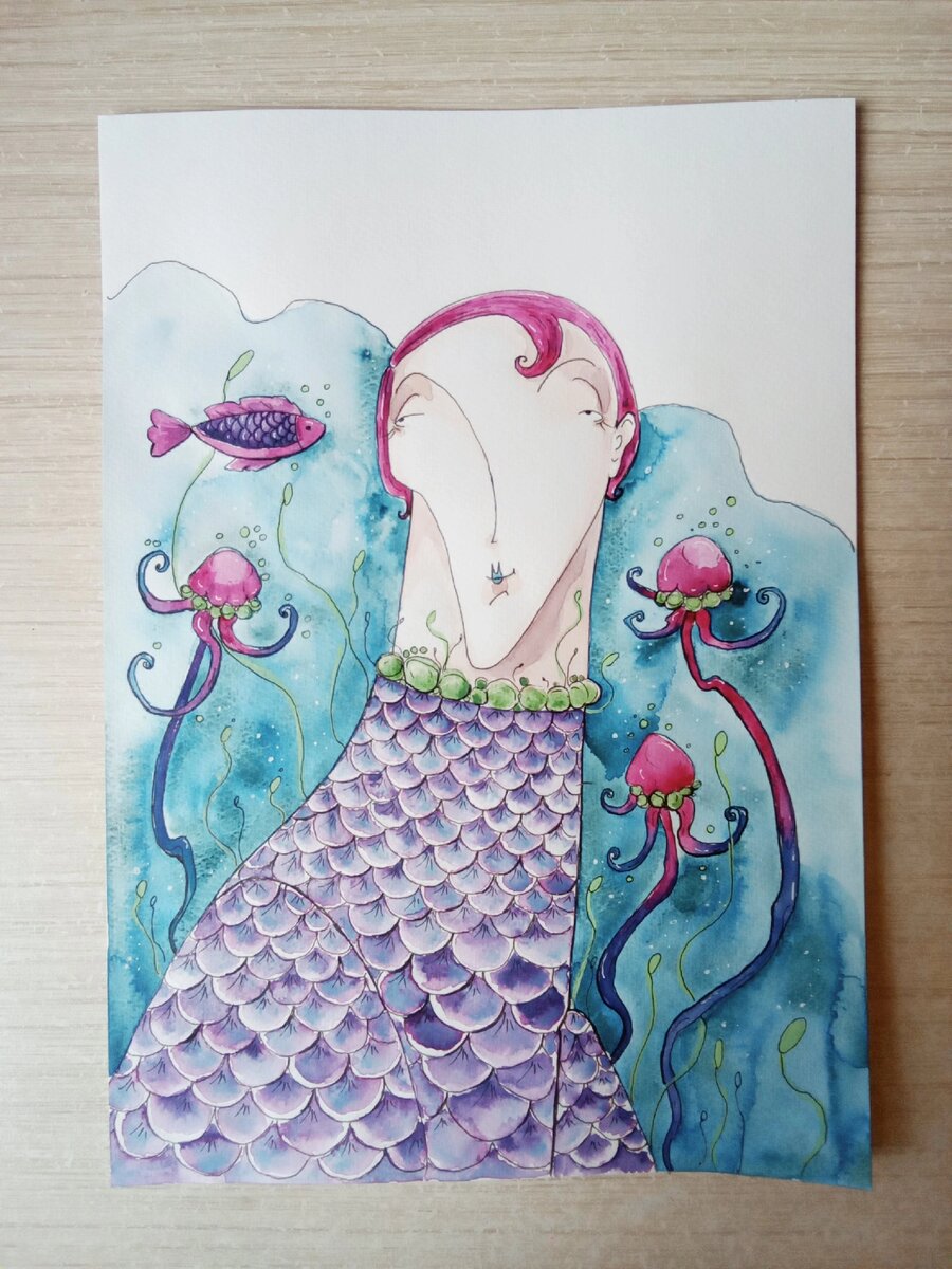 Авторская иллюстрация "Рыба"