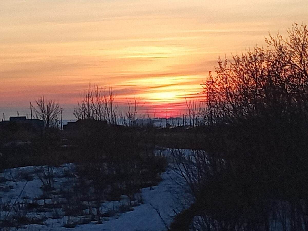 Мартовский рассвет. Фото автора.