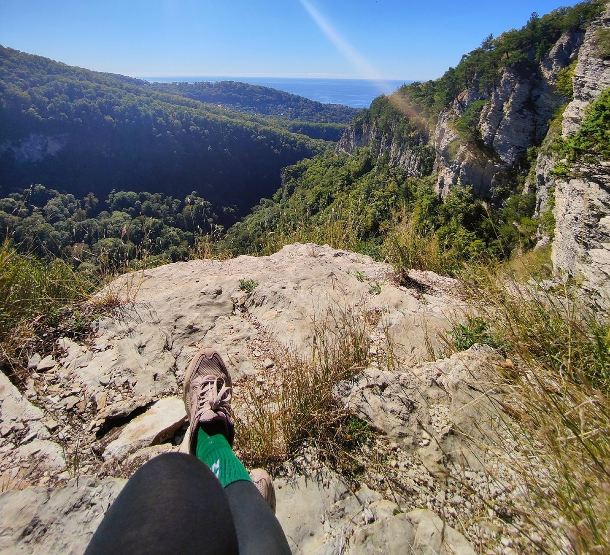 На вершине Орлиных скал. Фото автора