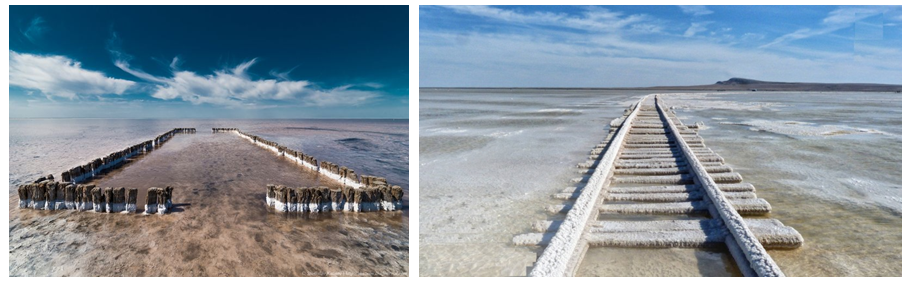 Озёра Баскунчак и Эльтонское. Фото  из интернета.